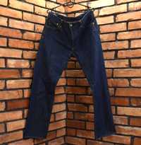 Levi's 501 granatowe klasyczne spodnie jeansy jak nowe W34 L30