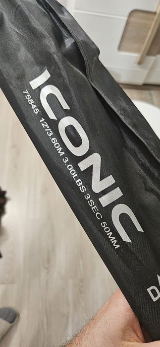 Wedka karpiowa dwie sztuki dam iconic 3.6m 3lbs 50mm