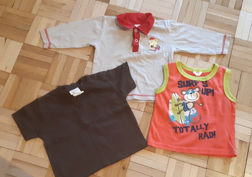 Paczka spodni dla chłopca w rozmiarze 74-80