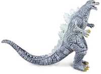 DUŻA ruchoma FIGURKA GODZILLA SMOK Dinozaur Ryczy biało-czarny 35cm