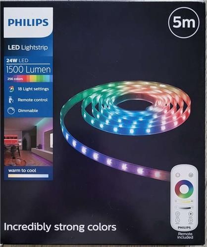 Світлодіодна стрічка PHILIPS 5M 24W з пультом дистанційного керування