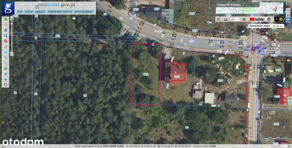 Atrakcyjna działka budowlana przy ścianie lasu