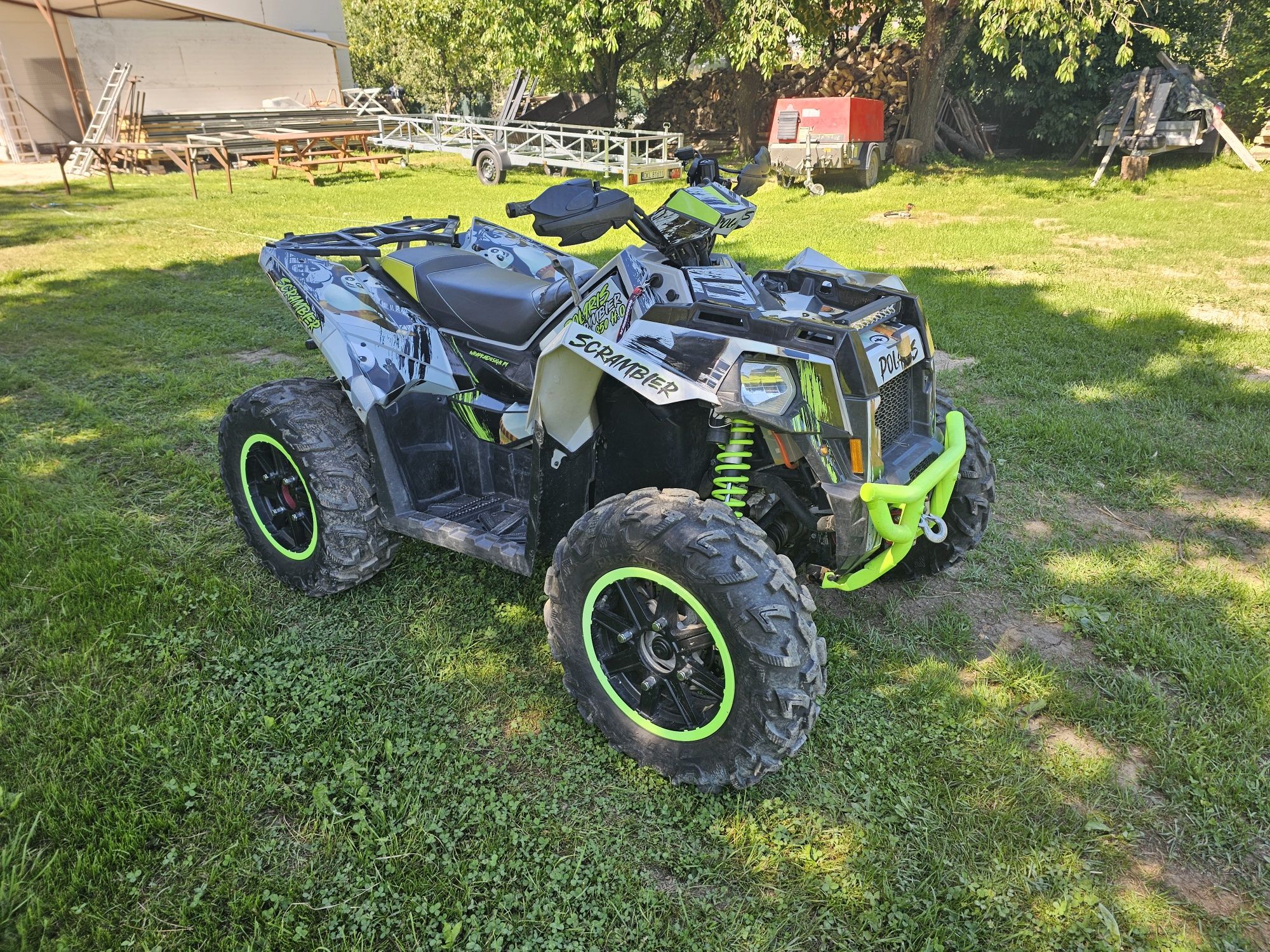 Quad atv Polaris Scrambler 850 H.O. 2019, L7e, 140mth, 2400km  Fox, fe