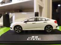 Масштабна модель авто Honda Civic 10. Масштаб 1/43