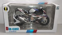BMW S1000RR модель мотоцикла 1:9 со светом, металл.