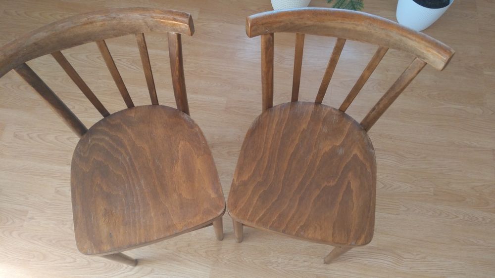 Krzesła PRL lata 60-70