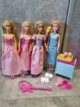 Zestaw lalek typu Barbie z akcesoriami
