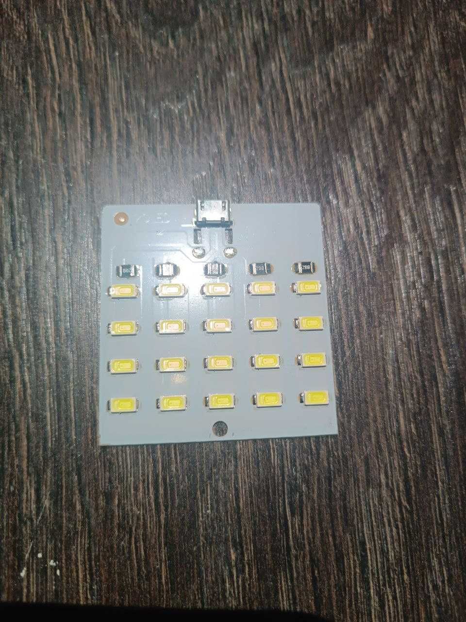 Лед панель 5730 smd 5v 430-470mA біле світло Micro USB