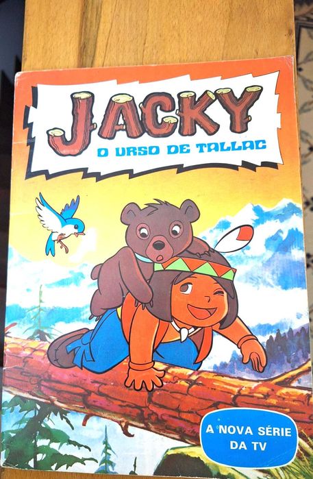 Caderneta de 410 cromos de Jacky o urso de Tallac, completa