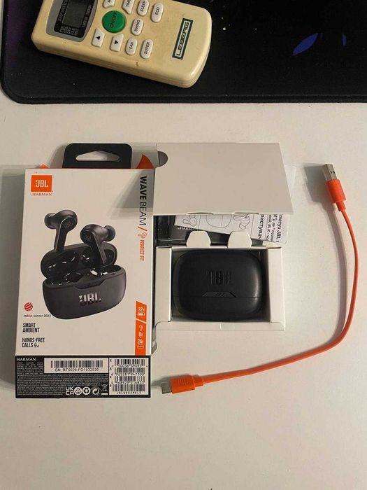 Навушники TWS JBL Wave Beam Black