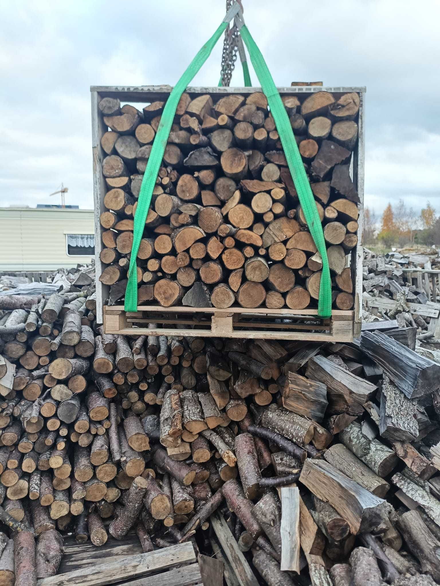 Drewno kominkowe opałowe Buk Dąb Jesion Transport Gratis
