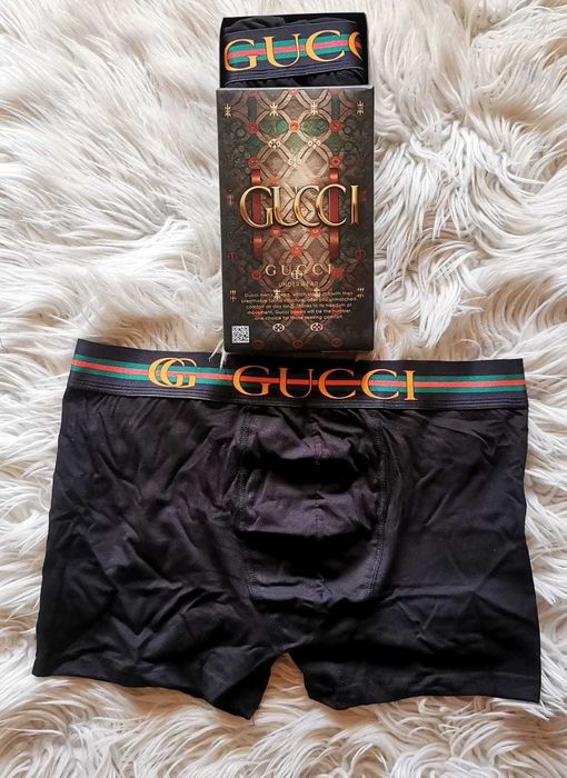 3 pak Bokserki męskie Gu-cci jakość ultra premium