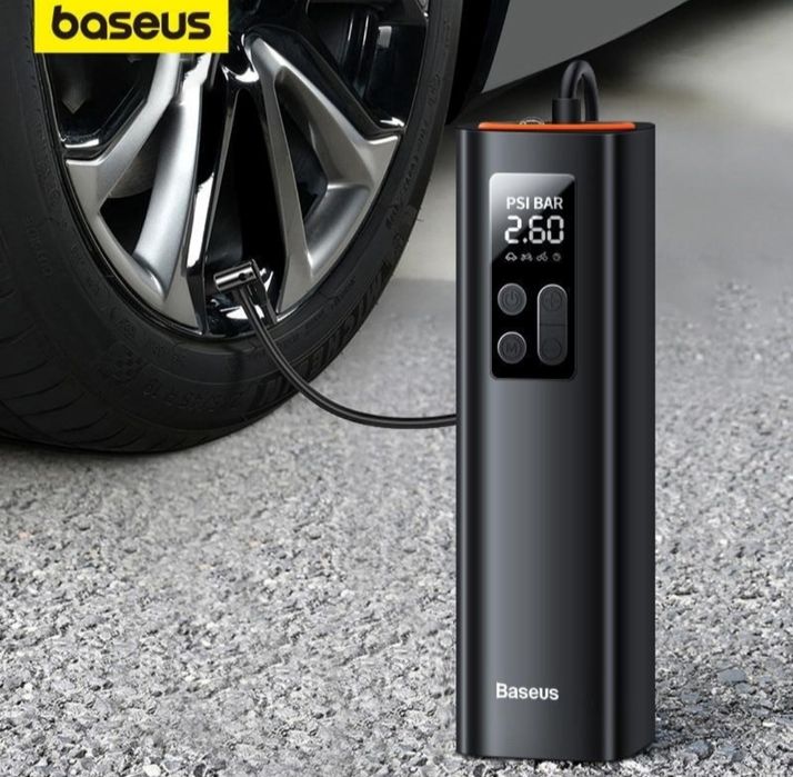 Автомобільний компресор насос Baseus Super Mini Inflator Pump 150 PSl