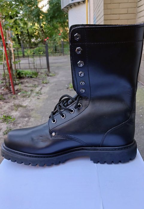 Берцы мужские  кожаные