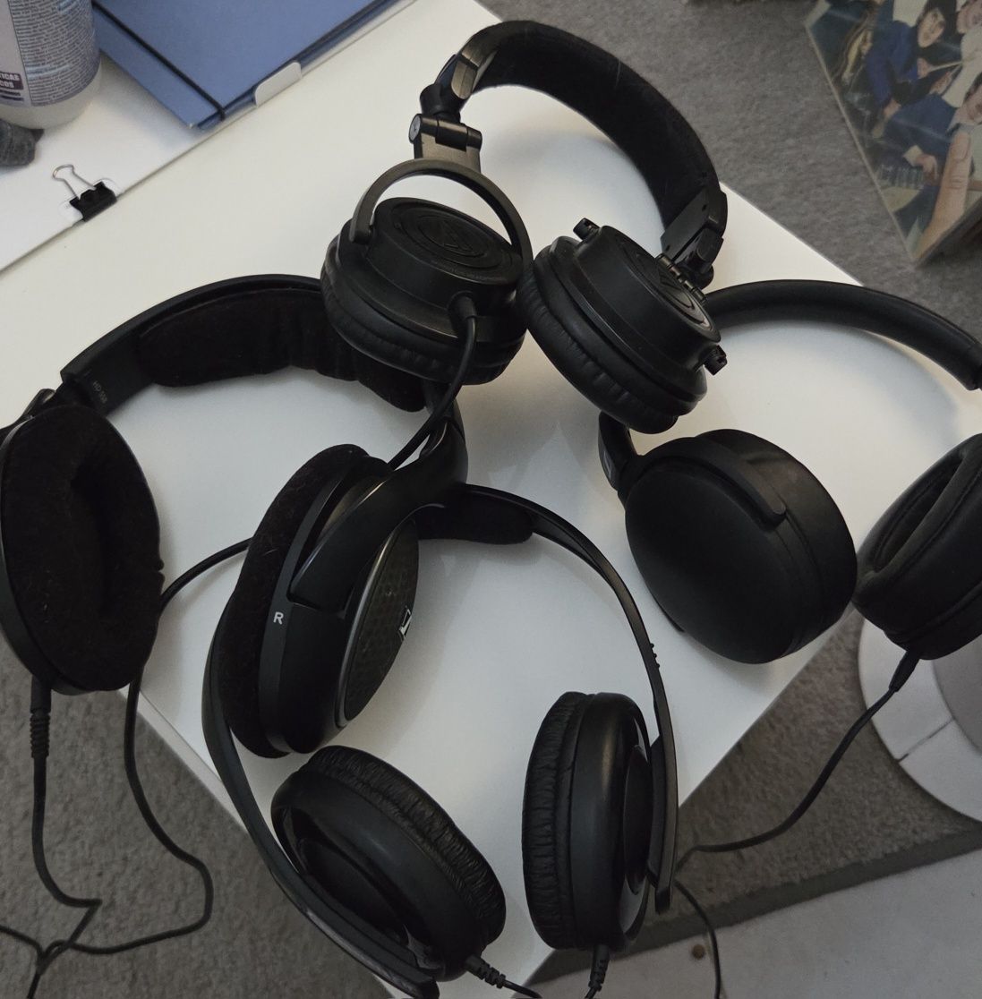Vendo auscultadores sennheiser/áudio technica