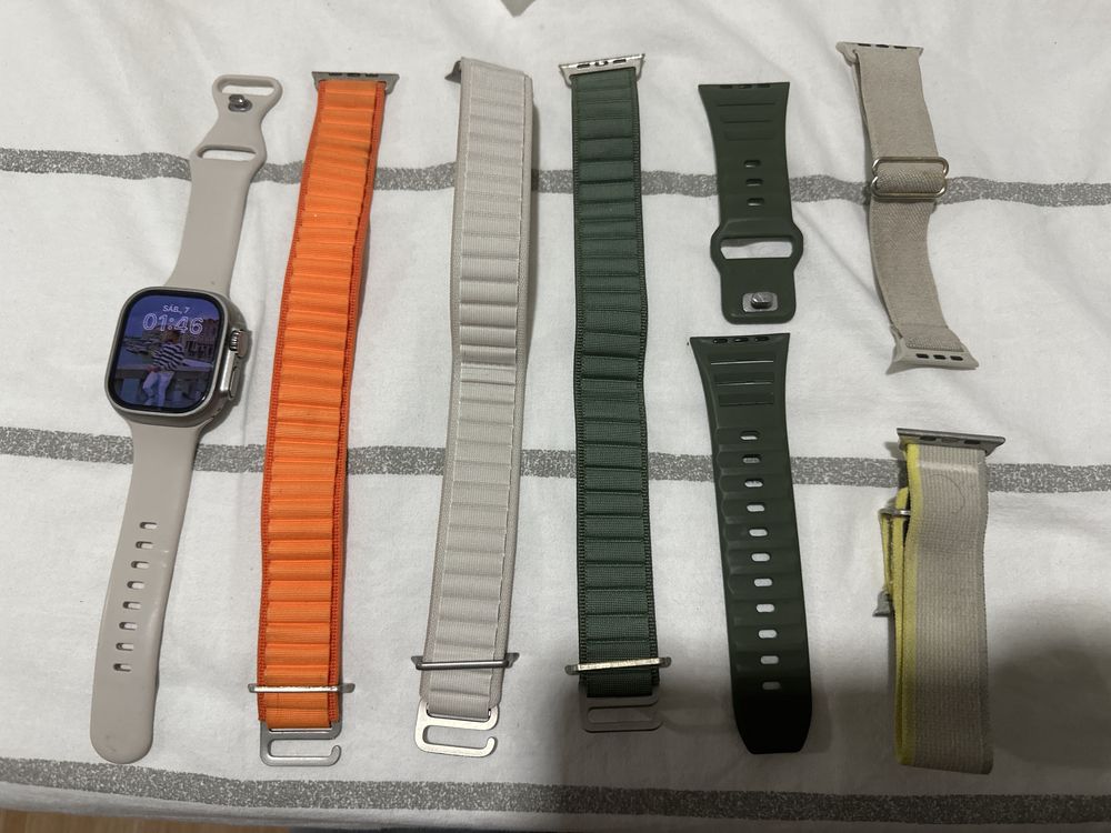 Relogio Apple Watch Ultra 2 GPS + Cellular 49mm Titânio Natural
