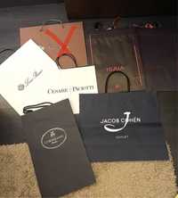 Пакеты бумажные оригинал Valentino,D&G,Chanel,Isaia,Corneliani