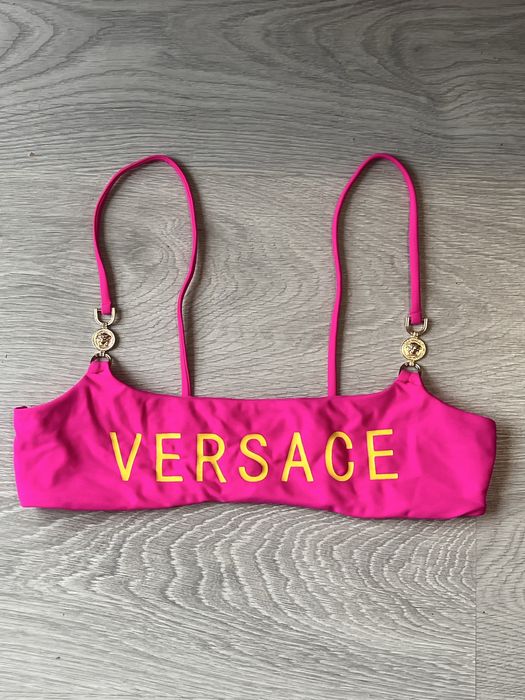 Bikini versace pink parte de cima