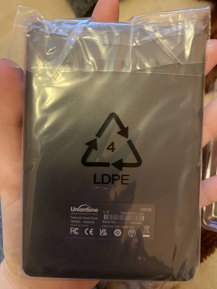 Портативний зовнішній жорсткий диск UnionSine Data Pocket