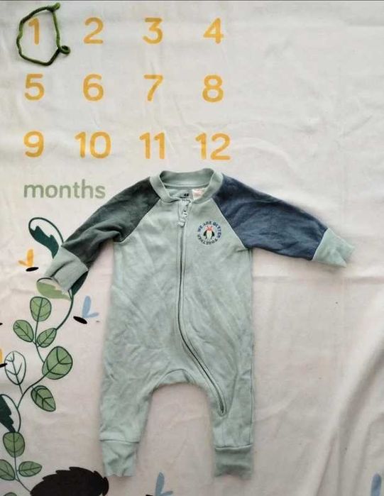 Bawełniany kombinezon r. 56 cm H&M