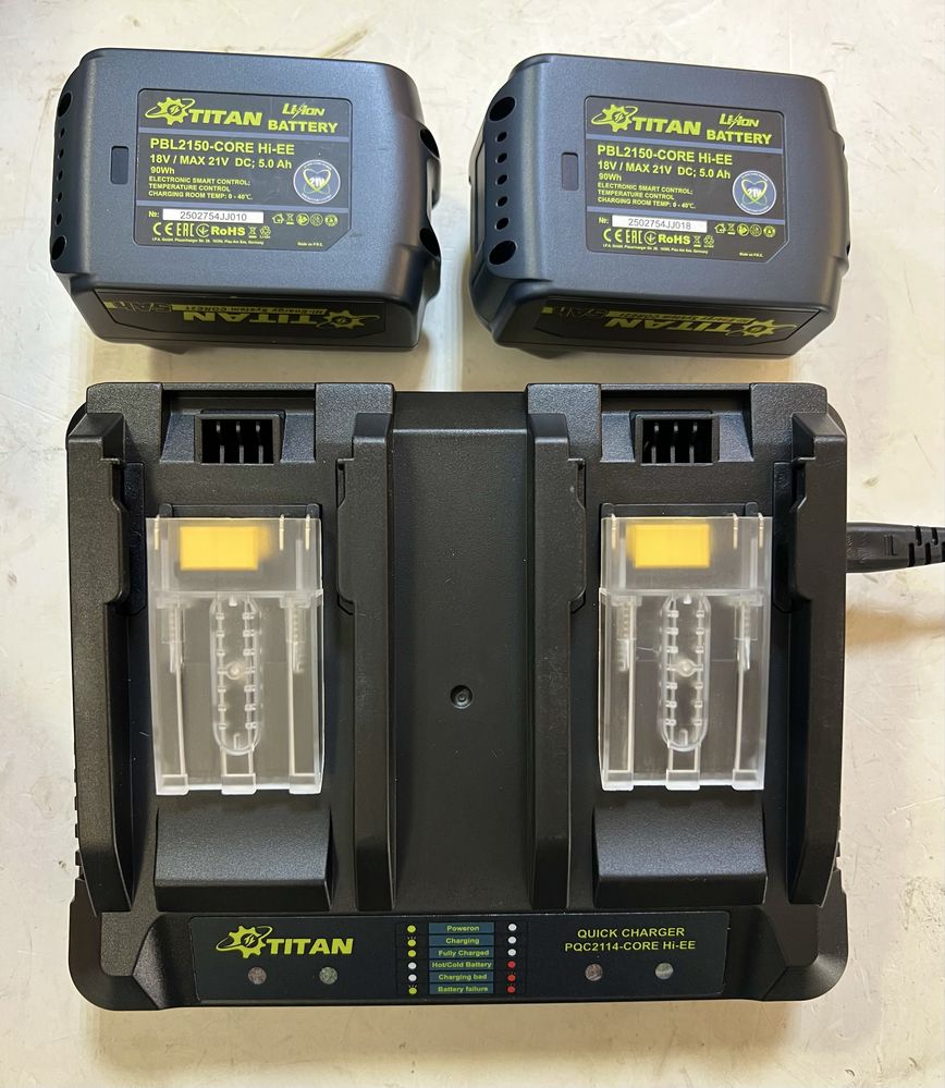 Аккумуляторы TITAN, Sakuma, Makita LXT