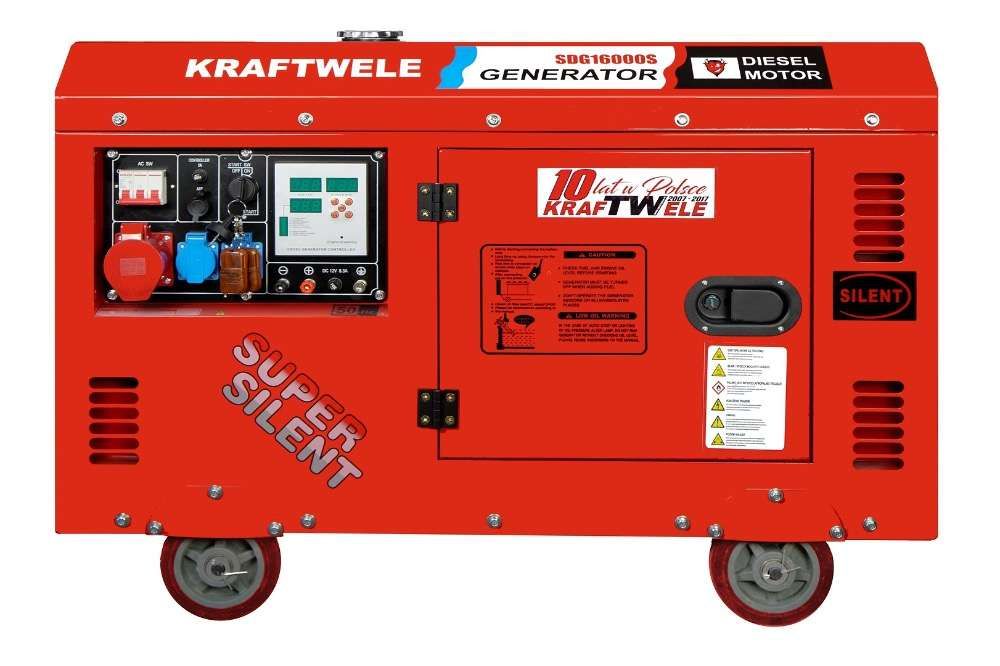 АКЦІА- Дизельний генератор 12.8 кВт/3-фаз/ATS АВР/ SDG16000S KRAFTWELE