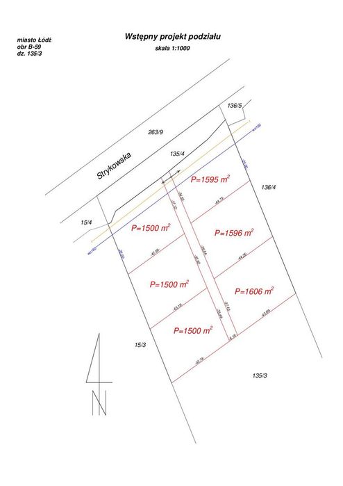 Działka budowlana Łódź, ul. Strykowska z dogodnym położeniem