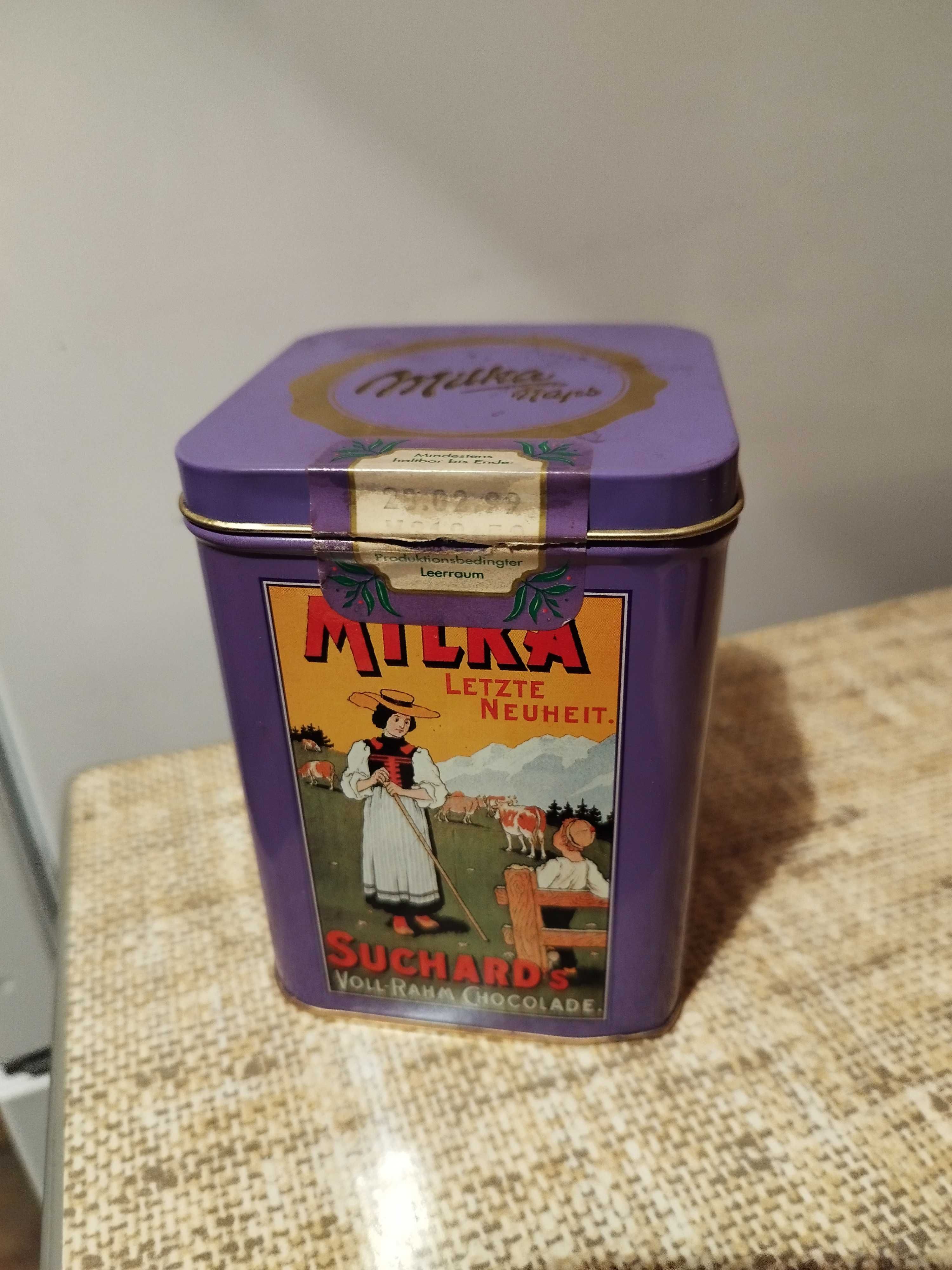 Blaszana puszka Milka vintage retro