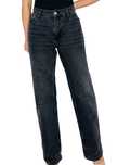 Czarne jeansy z prostą nogawką M 38 Gina Tricot