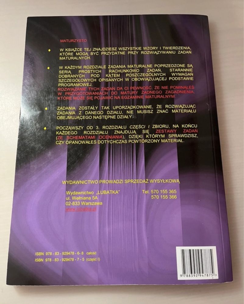 Zbiór zadań maturalnych matematyka 2018 Andrzej Kiełbasa