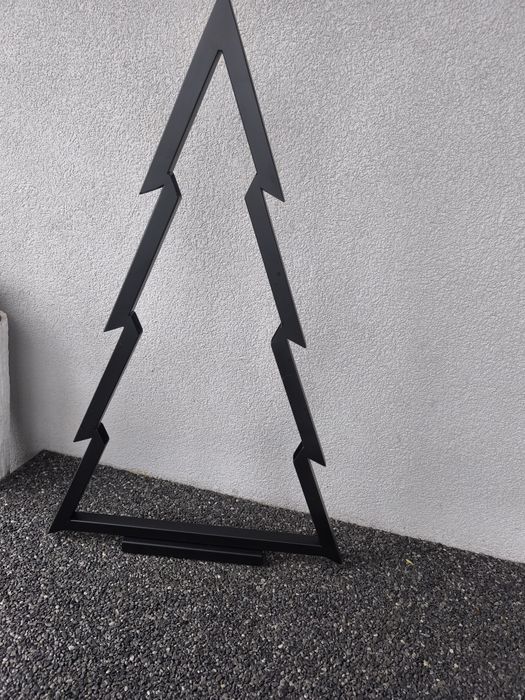 Choinka metalowa, ozdoba świąteczna, loft