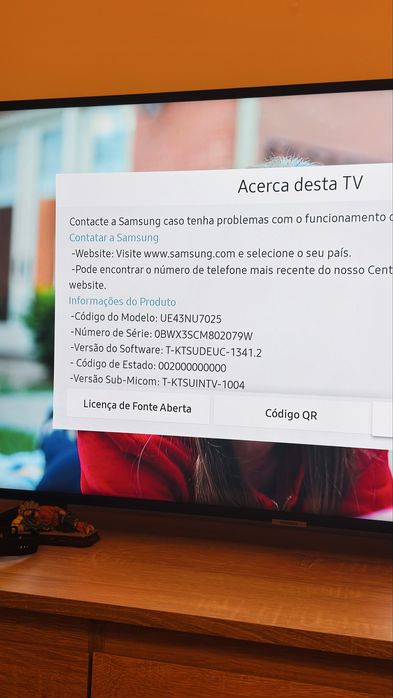 Tv samsung uhd smart 43