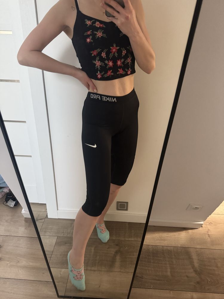 Kolarki czarne nike