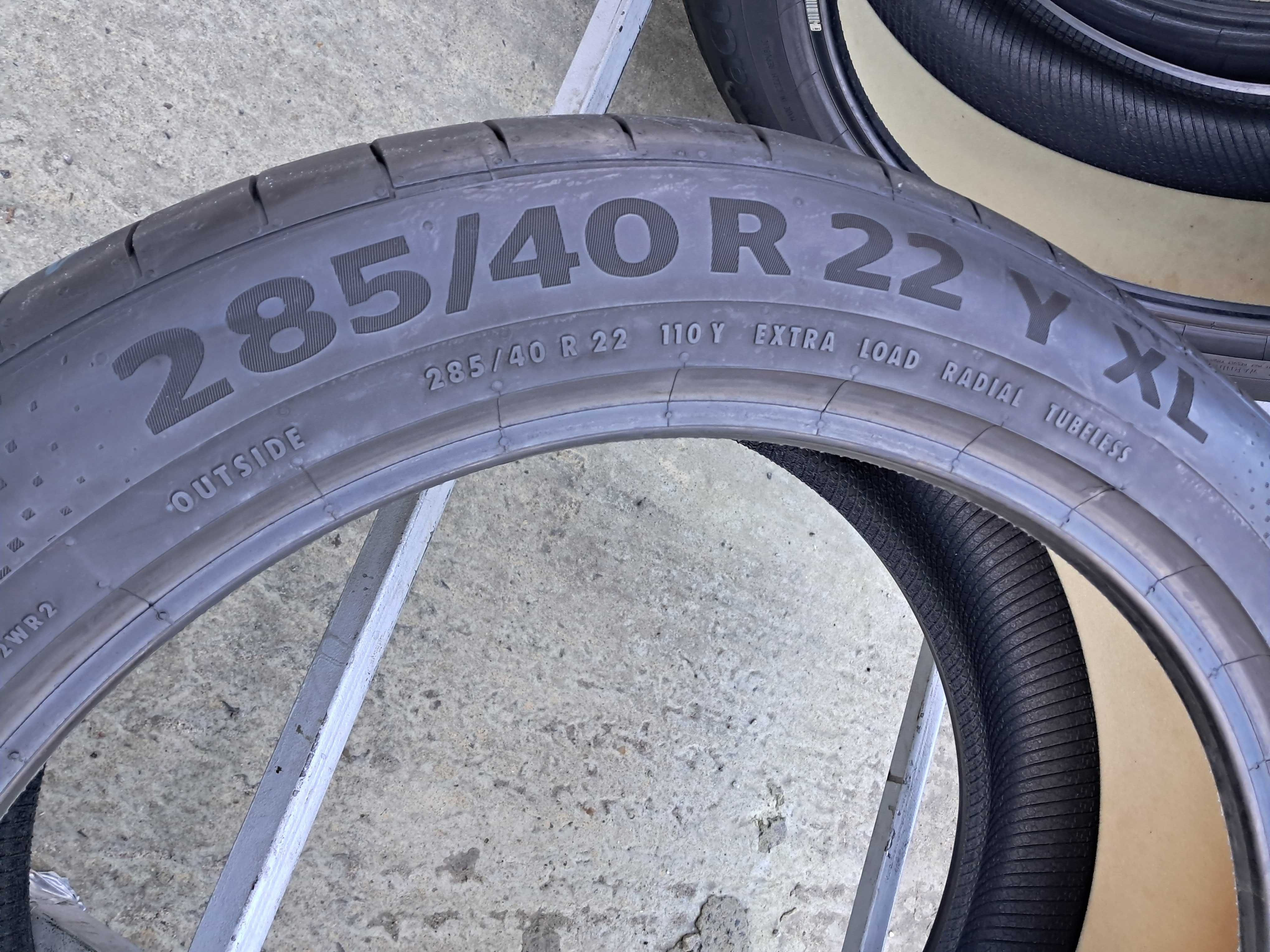 Резина літо 90% протектор Continental 285/40 R22 SportContact 6