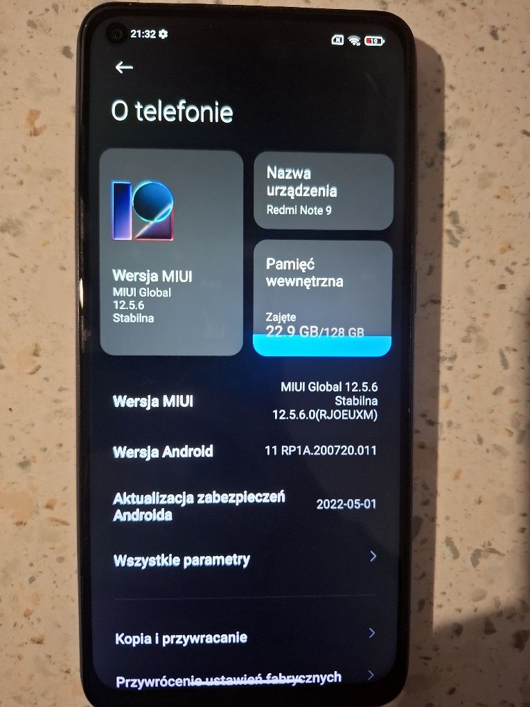 Telefon Redmi note 9