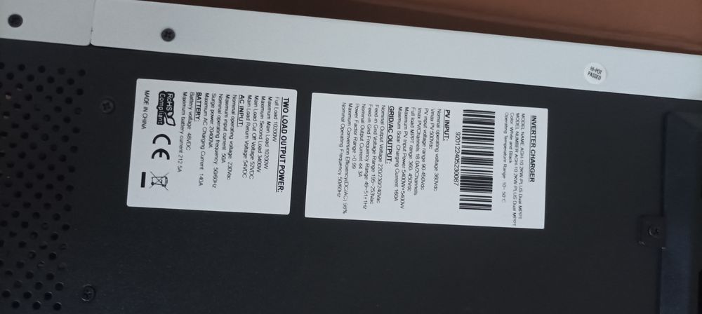 Продам гибридный инвертор daxtromn 10.2kw