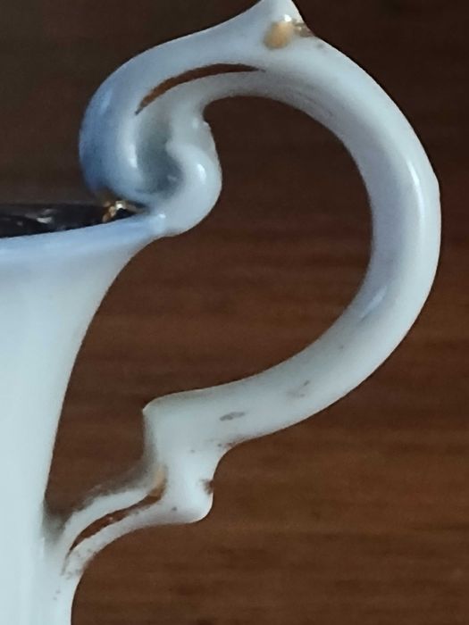 Stara kobaltowa filizanka sygnowana miniaturka Berlin  Branderburg