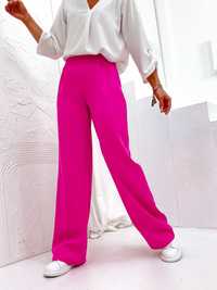 spodnie kuloty Simple Elegance by Moon r. s, m, l, xl amarant