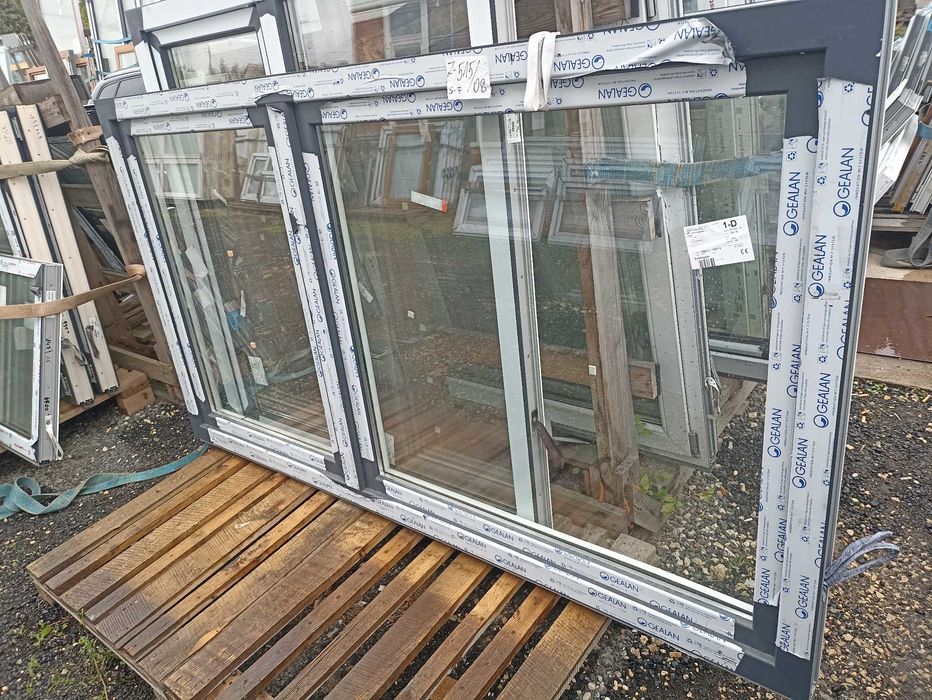 Okno pcv 216/122 antracyt