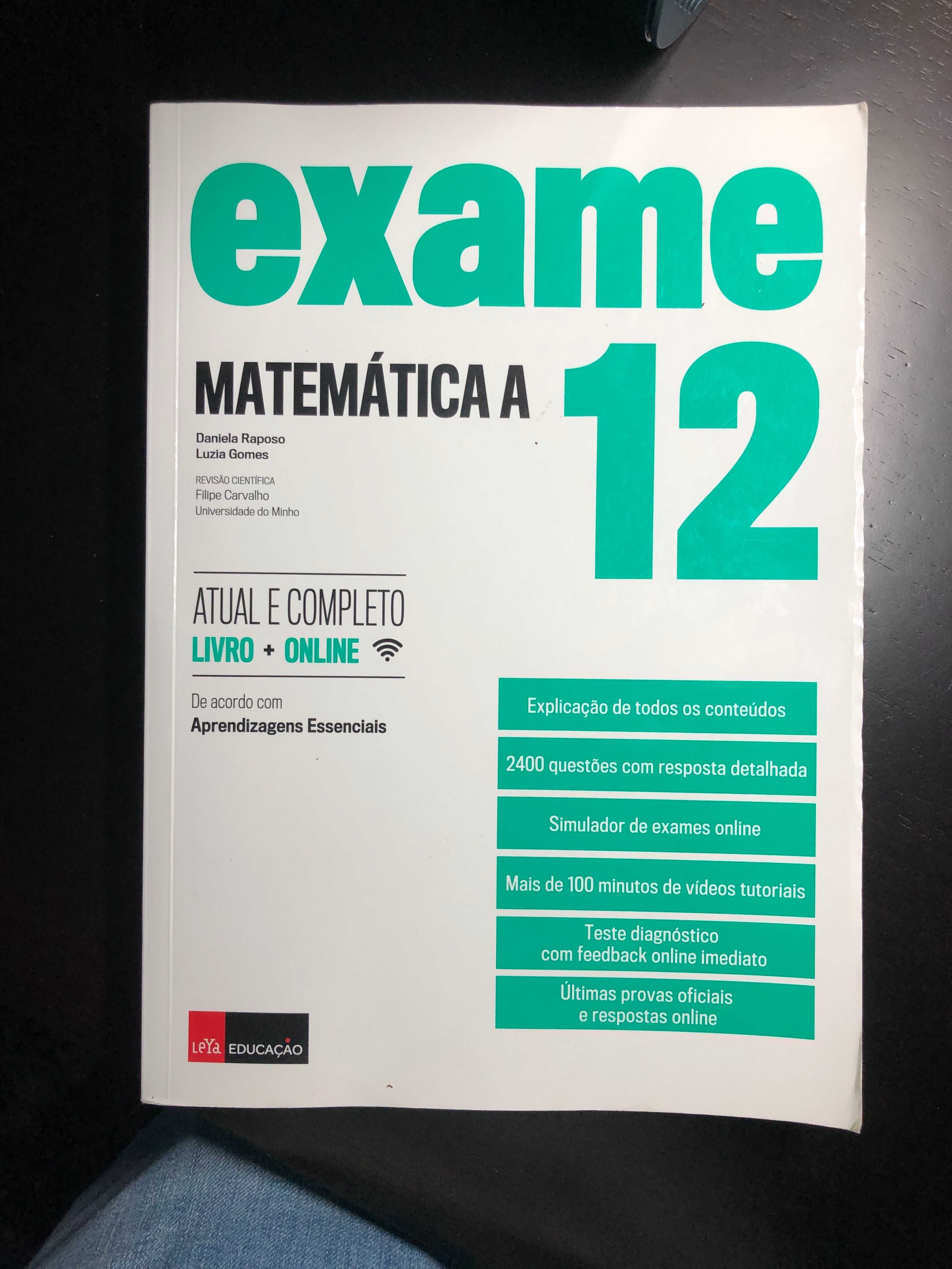 Livro Preparação para o Exame Matemática 12ª