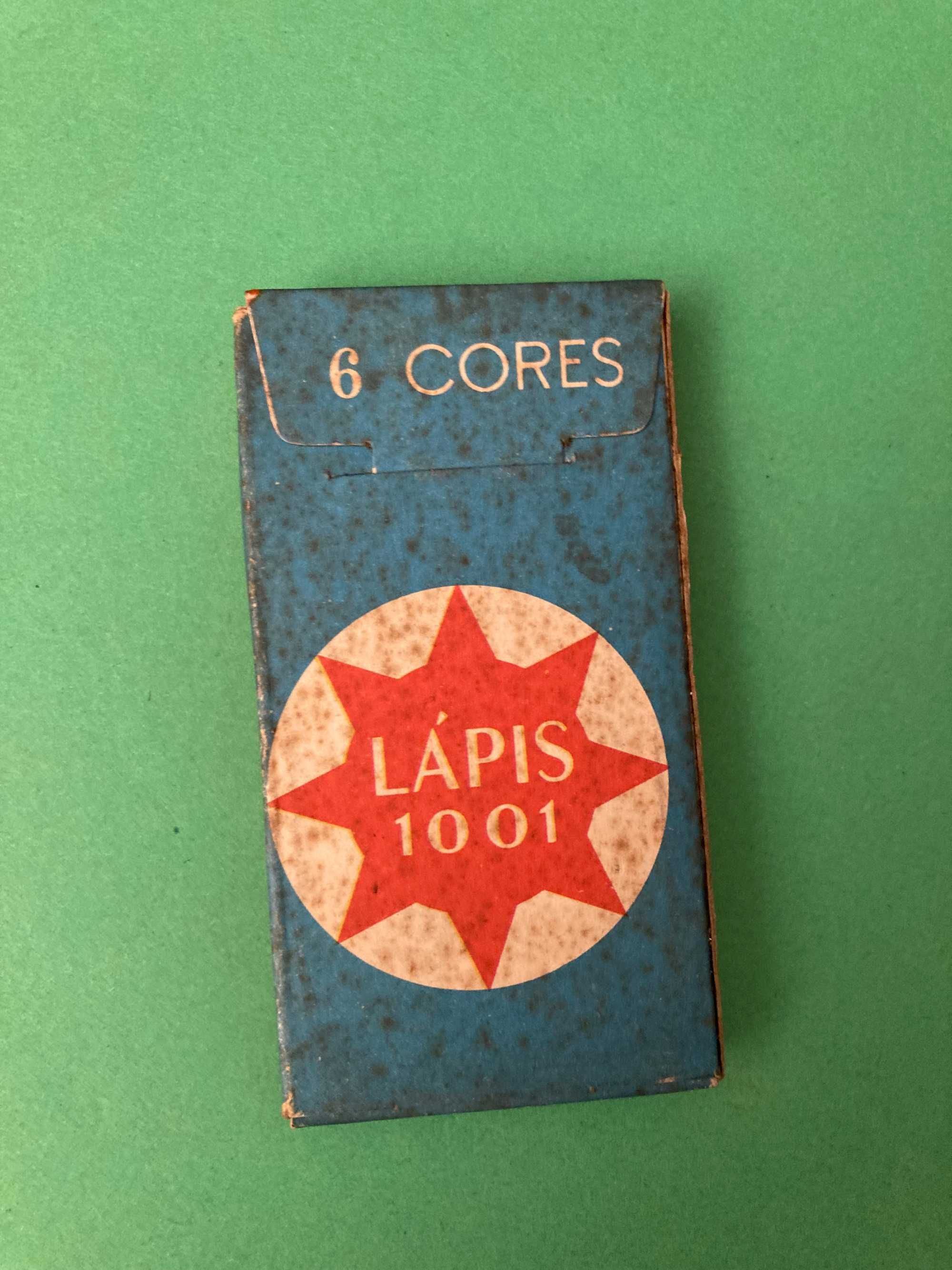 Rara caixa de Lápis de Cor 1001 Antiga