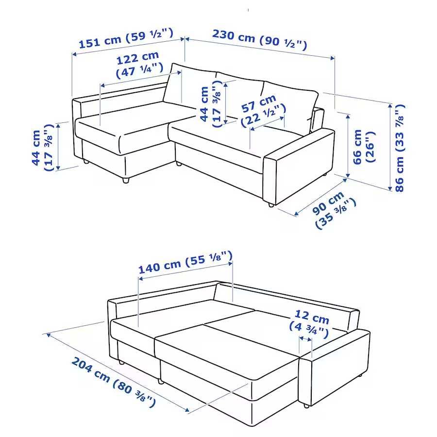 Łóżko, narożnik z funkcją spania Ikea