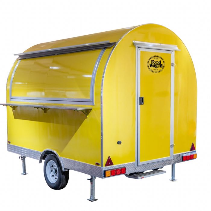 Przyczepa gastronomiczna FoodWagon - kompaktowa, gotowa do pracy!