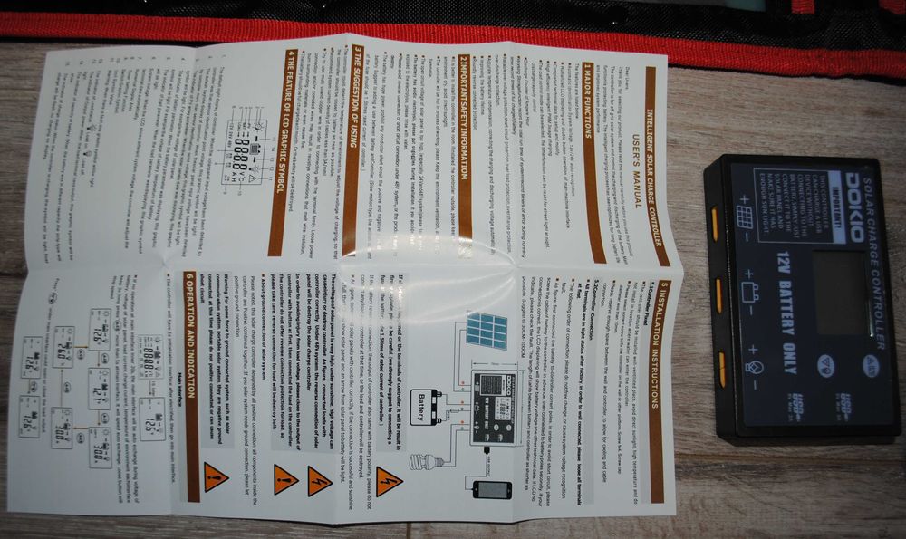 Портативна гнучка сонячна панель DOKIO 160 W FFSP-160M.