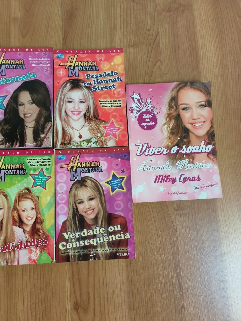 7 livros da Hannah Montana
