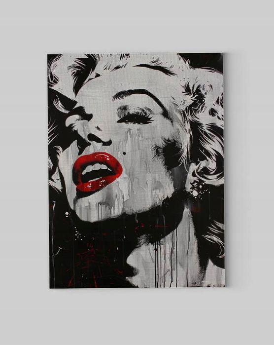 Obraz na płótnie Marilyn Monroe 75x100 cm - Ikona Popkultury w Pop-Art