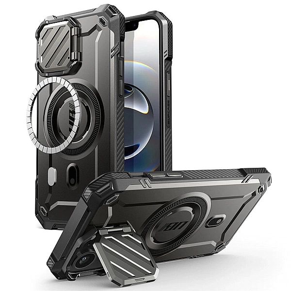 Etui Supcase UB XT Mag MagSafe na iPhone 16e - czarne