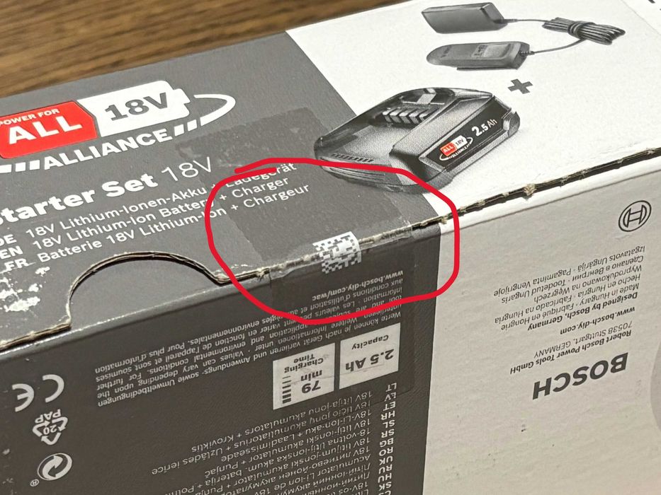 Kit Carregador AL 18V-20 e Bateria 2.5Ah Bosch