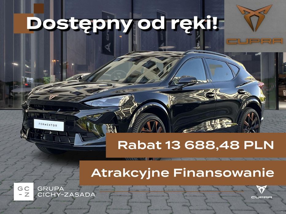 Cupra Formentor KESSY, Kamera cofania, Ambientowe oświetlenie kokpitu