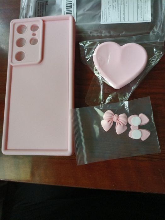 Etui jasny róż pasuje na Samsung Galaxy s23 ultra nowe